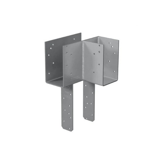 Post Bracket 4x6x4 in ECCLLQ464SDS End Column Cap L-Shaped Left w Screws
