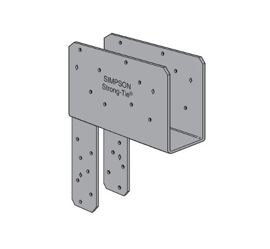 Post Bracket 4x4 in ECCQ44SDS2.5ROT End Column Cap SDS