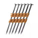 Framing Nails 3-1/4 in. x 0.131 in. 21-Degree Angled Smooth Shank Plastic Collated Vinyl Strip Bright 4000 pcs 