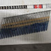 Framing Nails 3 in. x 0.131 in. 21-Degree Angled Smooth Shank Plastic Collated Vinyl Strip Bright 4000 pcs 