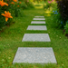 French Grey Square Paver – Durable Concrete Stepping Stone for Gardens & Pathways