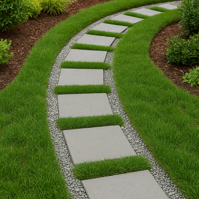 French Grey Veranostone Garden Stone – Modern Concrete Paver for Pathways
