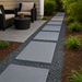 French Grey Veranostone Garden Stone – Modern Concrete Paver for Pathways