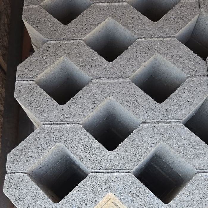 Grid Paver 23-1/2 in x 15-3/4 in Turfstone Concrete