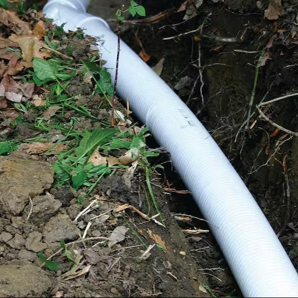 HDPE Pipe 4 in. x 10 ft. Triplewall Solid