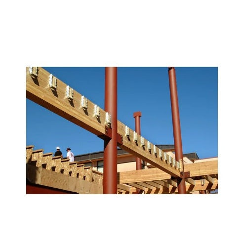 Joist Hanger 4x12 in HUCQ412-SDS Flange Face-Mount Galvanized 4