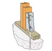 Holdown 8-11/16 in. HDU2-SDS2.5HDG Predeflected Galvanized 14-Gauge w SDS Screws