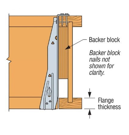 Joist Hanger 2-5/16x11-7/8 in ITS2.37/11.88 Top Flange I-Joist Galvanized 7
