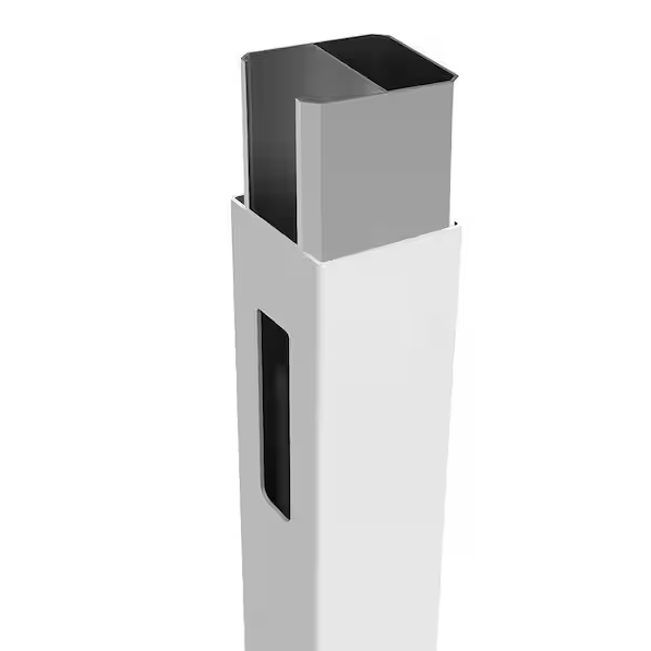 Insert Fence Post 5 in. x 5 in. x 106 in. Aluminium Gate Metal