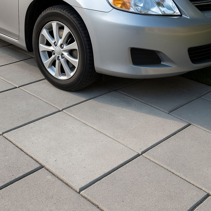 Durable 30-Inch Concrete Paver – Natural Tone for Gardens & Patios