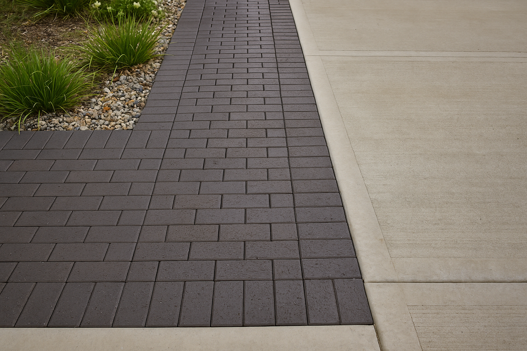 Solid Clay Paver – Brown Flashed Color for Classic Outdoor Designs