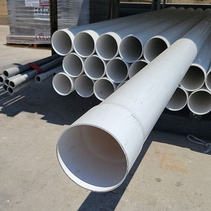 Pipe PVC 4 in. x 10 ft. S&D Solid Bell 2