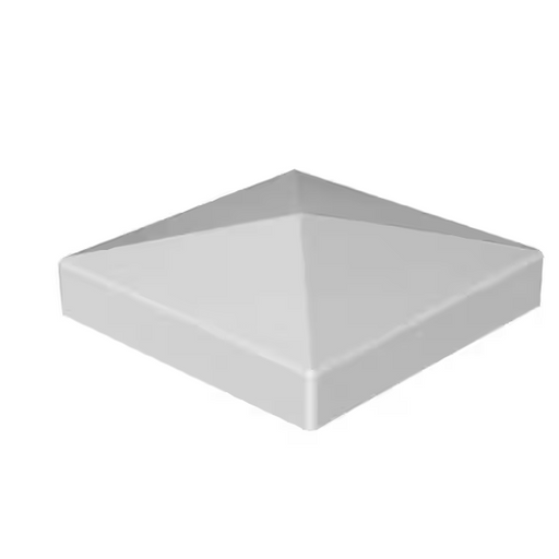 Post Cap 5 in. x 5 in.  Vinyl Fence Pyramid