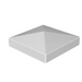 Post Cap 5 in. x 5 in.  Vinyl Fence Pyramid