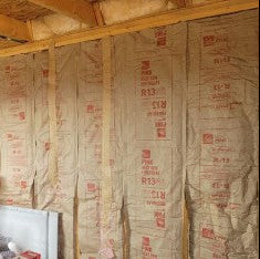 Batt R-13 15 in. x 93 in. (77.5 sq. ft.) Faced Fiberglass Insulation 