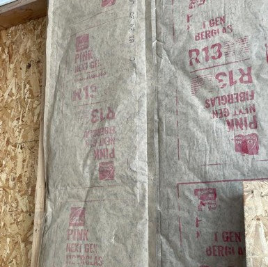 Batt R-13 15 in. x 93 in. (77.5 sq. ft.) Faced Fiberglass Insulation 
