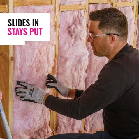 Batt R-19 23 in. x 93 in. (118.83 sq. ft.) Faced Fiberglass Insulation 