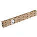 Roof Closure Strips Horizontal Plastic 24 in. (6-Pack) Cornered