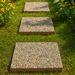 Santa Fe Buff Concrete Stepping Stone – Square Aggregate Finish for Natural Outdoor Spaces