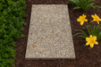Santa Fe Buff Concrete Stepping Stone – Rectangle Aggregate Finish for Natural Outdoor Designs