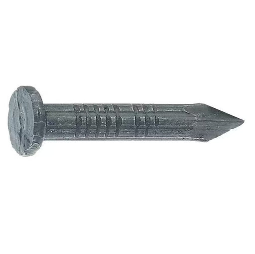 3 in. x 9-Gauge Bright Steel Fluted Masonry Nails 1 lb. Box
