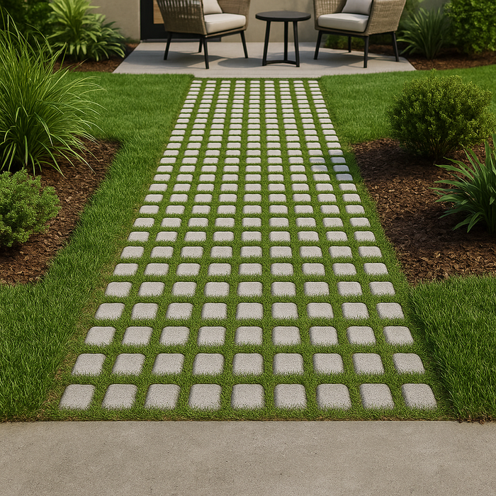 Shilo Tan Permeable Grass Paver – Durable Concrete Mat