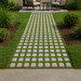 Shilo Tan Permeable Grass Paver – Durable Concrete Mat