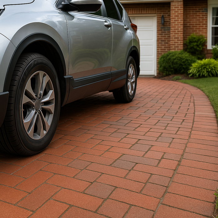 Pacific Clay Modular Paver – Vibrant Red Finish for Outdoor Spaces