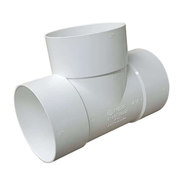 Tee PVC 6 in. S&D Same-day Delivery
