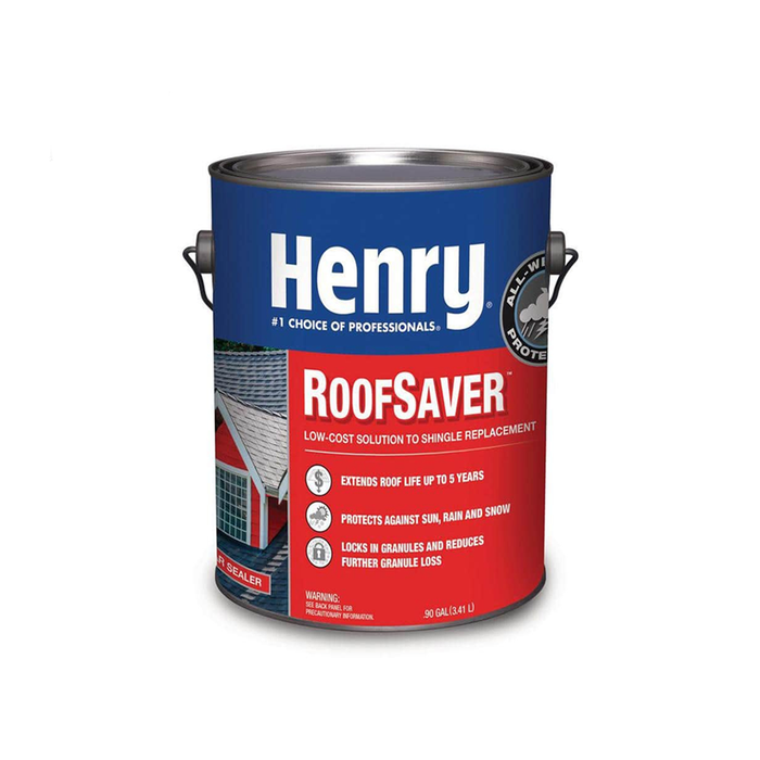 Roof Coating Acrylic 812 Sealer Shingle RoofSaver Clear 0.9 gal.