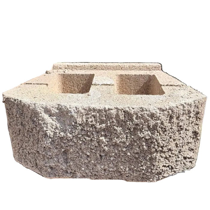 Wall Block 10 in. x 6 in. x 16 in. Tan Concrete