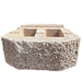 Wall Block 10 in. x 6 in. x 16 in. Tan Concrete