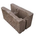 Wall Block 8 in. x 8 in. x 16 in. Bond Beam Tan S1S 1E Split Concrete 