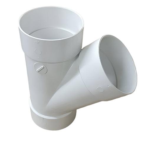 Wye PVC 4 in. S&D
