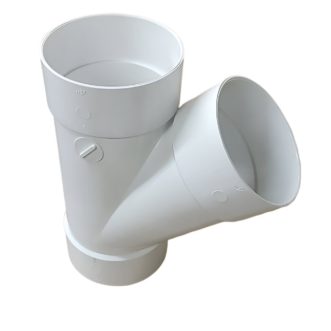 Wye PVC 4 in. S&D
