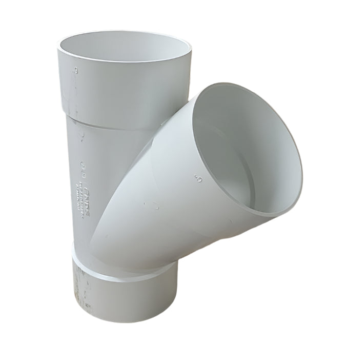 Wye PVC 6 in. S&D
