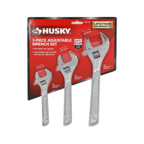 Adjustable Wrench Set (3-Piece)