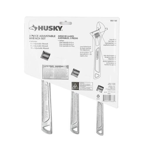 Adjustable Wrench Set (3-Piece)