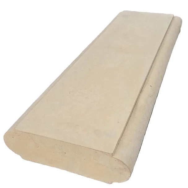 Stair End Straight 8 in x 24 in Almond