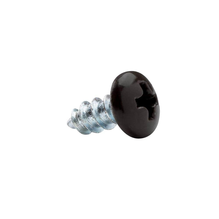 Gutter Screws 1/2 in. Galvanized Steel Black (20-Pack)