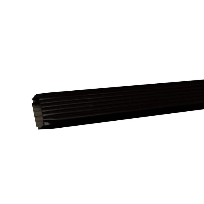 Rain Diverters 2 in. x 3 in. x 10 ft. Downspout Aluminum Black