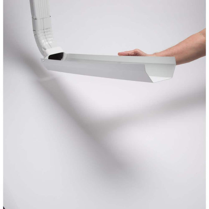 Rain Diverters 2 in. x 3 in. Downspout Extension Vinyl White