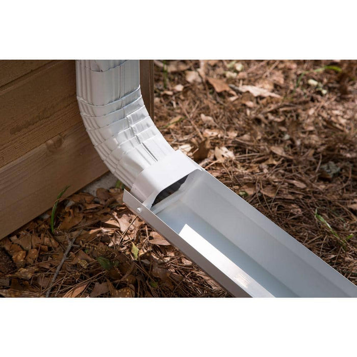 Rain Diverters 2 in. x 3 in. Downspout Extension Vinyl White