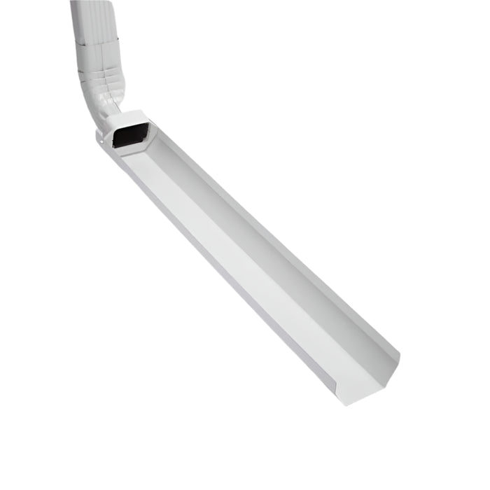 Rain Diverters 2 in. x 3 in. Downspout Extension Vinyl White