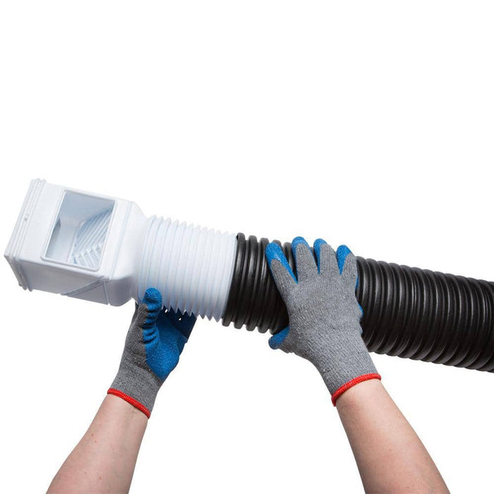 Rain Diverters 3 in. x 4 in. Downspout Filter PVC White