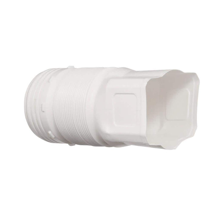 Rain Diverters 3 in. x 4 in. Downspout Adapter Vinyl White