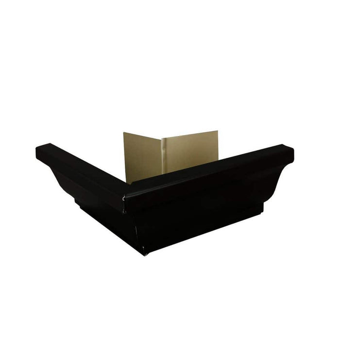 Gutter Outside Miter 5 in. Aluminum Black