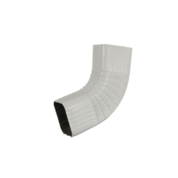 Gutter Elbow-B 2 in. x 3 in. Downspout Aluminum White