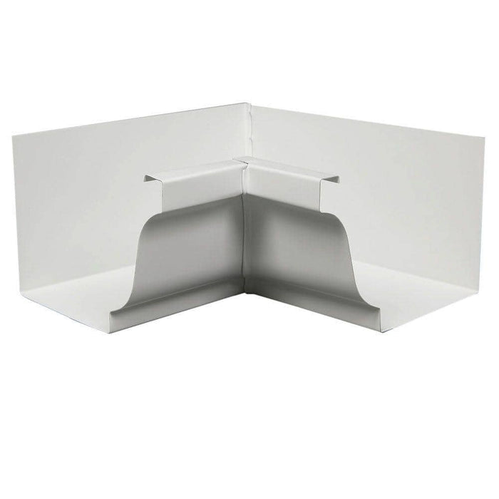 Gutter Inside Miter 5 in. Corner Aluminum White