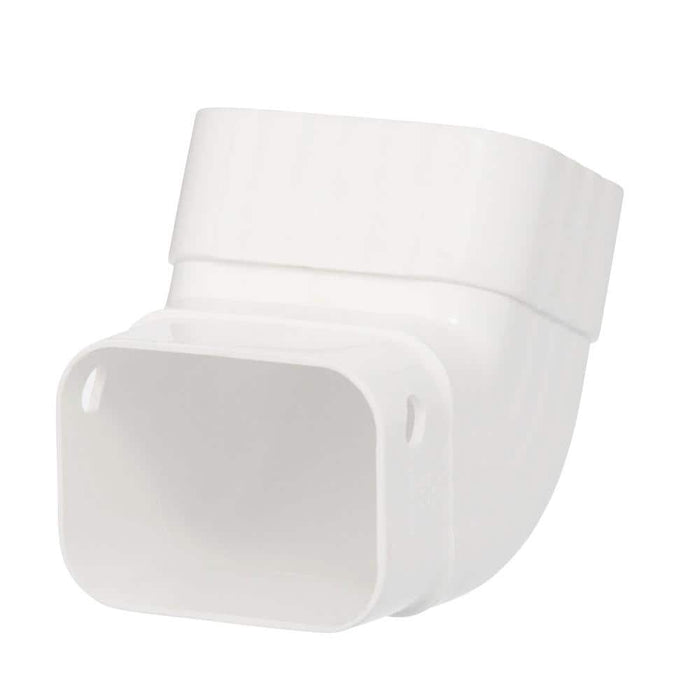 Gutter Elbow-A 2 in. x 3 in. Downspout Vinyl White